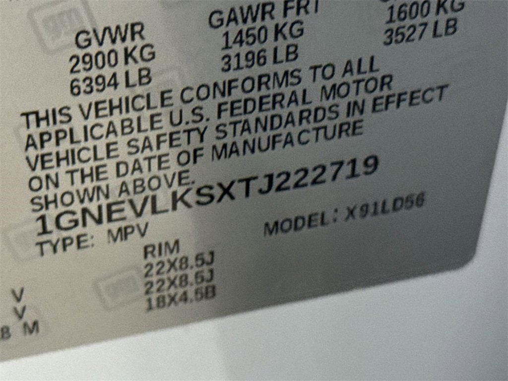 2026 Chevrolet Traverse RS