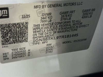 2026 Chevrolet Tahoe High Country