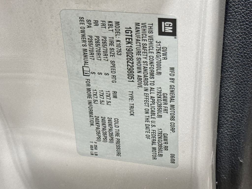 2008 GMC Sierra 1500 SLE1