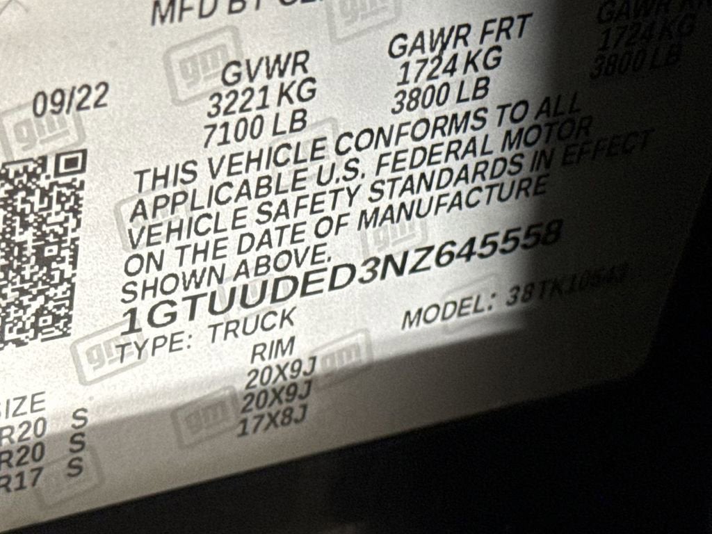 2022 GMC Sierra 1500 SLT