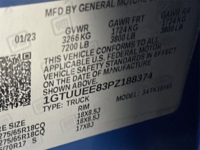 2023 GMC Sierra 1500 AT4