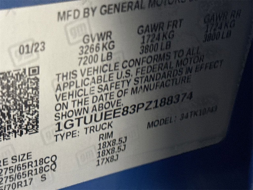 2023 GMC Sierra 1500 AT4