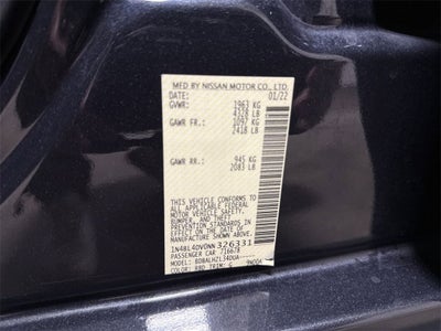 2022 Nissan Altima 2.5 SV