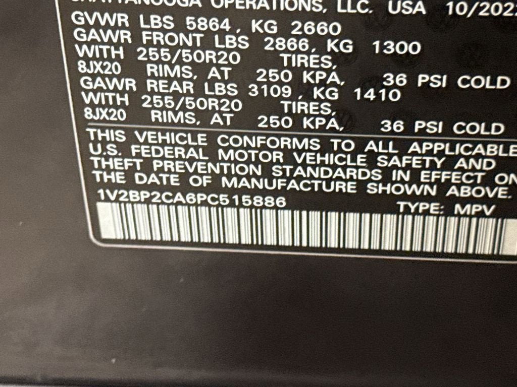 2023 Volkswagen Atlas 2.0T SEL