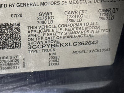 2020 Chevrolet Silverado 1500 Custom