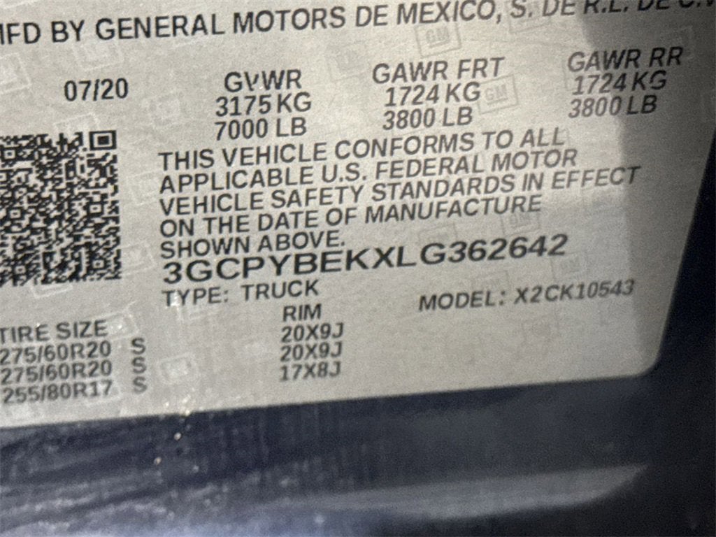 2020 Chevrolet Silverado 1500 Custom