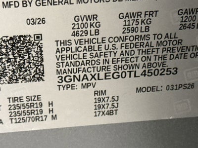 2026 Chevrolet Equinox RS
