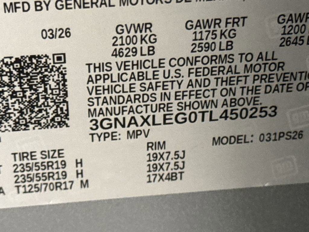 2026 Chevrolet Equinox RS