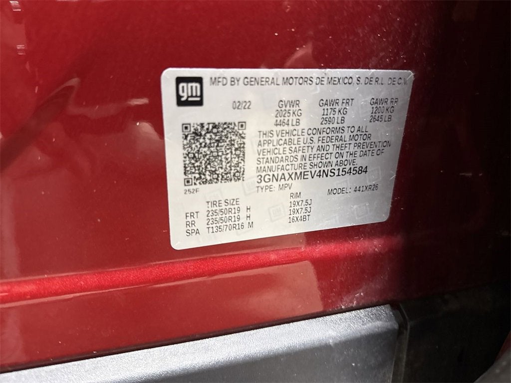 2022 Chevrolet Equinox RS