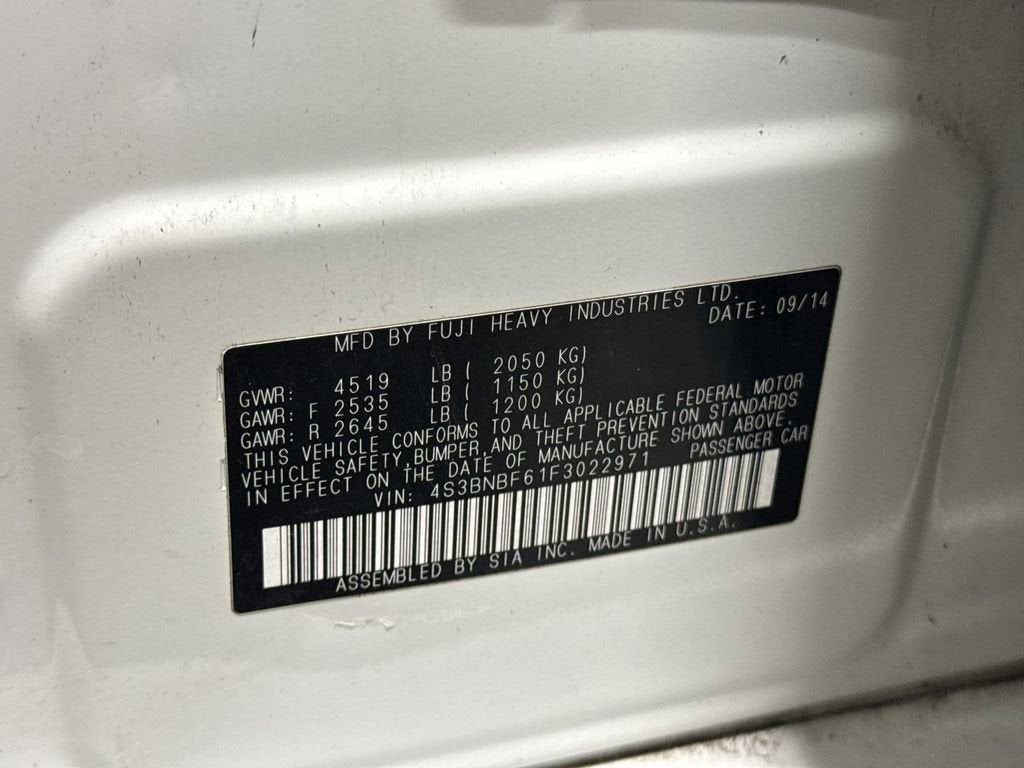 2015 Subaru Legacy 2.5i Premium