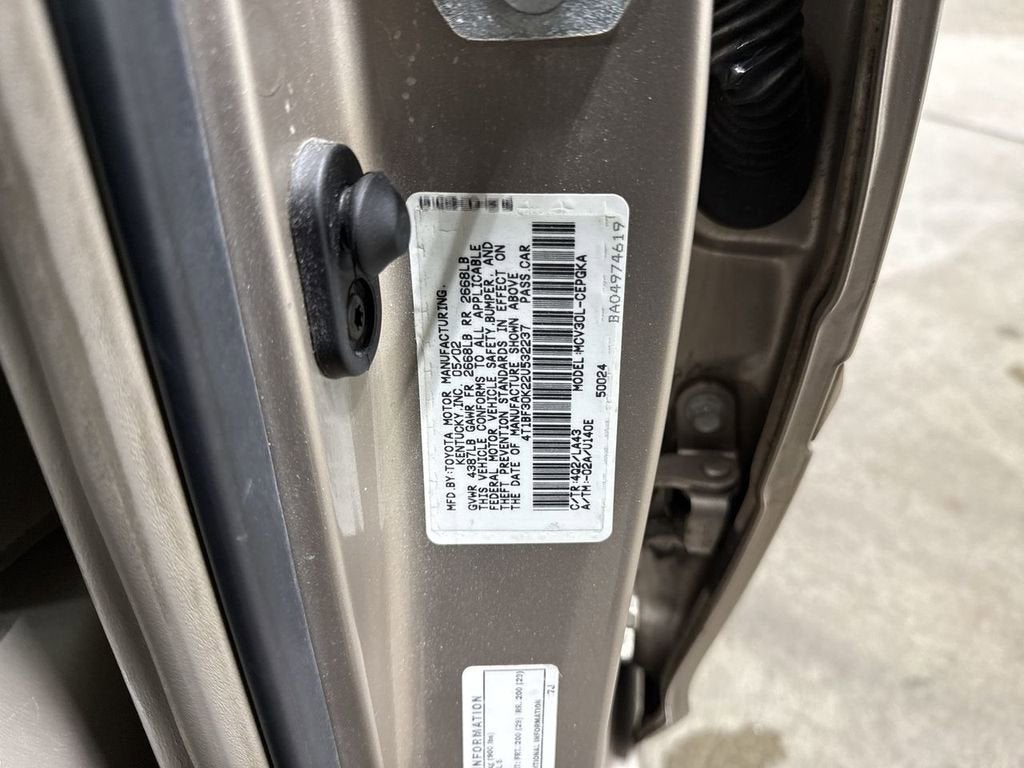 2002 Toyota Camry XLE