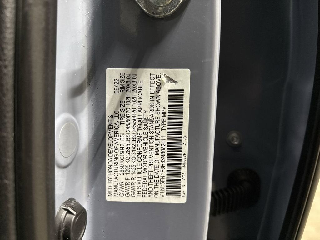 2022 Honda Pilot Touring 7-Passenger