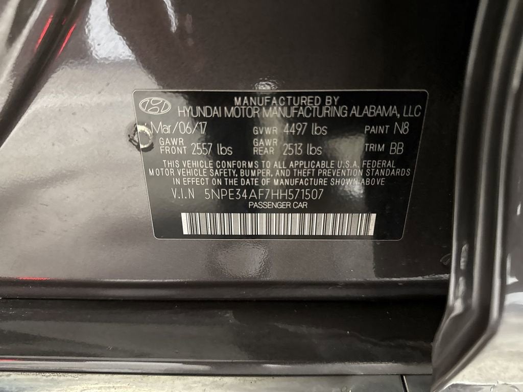 2017 Hyundai Sonata Limited