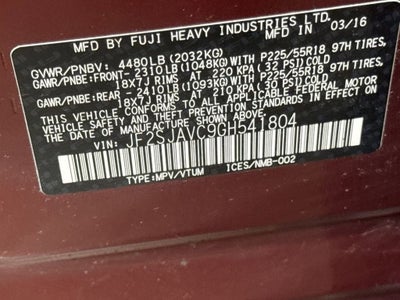2016 Subaru Forester 2.5i Touring