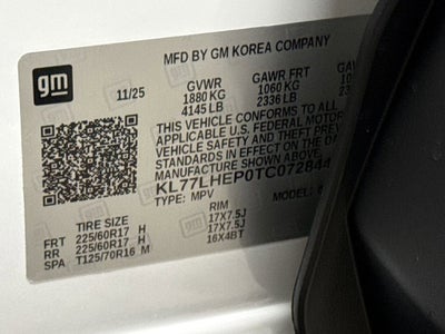 2026 Chevrolet Trax LT