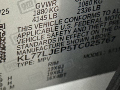 2026 Chevrolet Trax 2RS