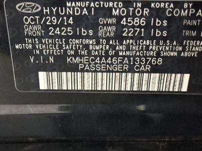 2015 Hyundai Sonata Hybrid Base
