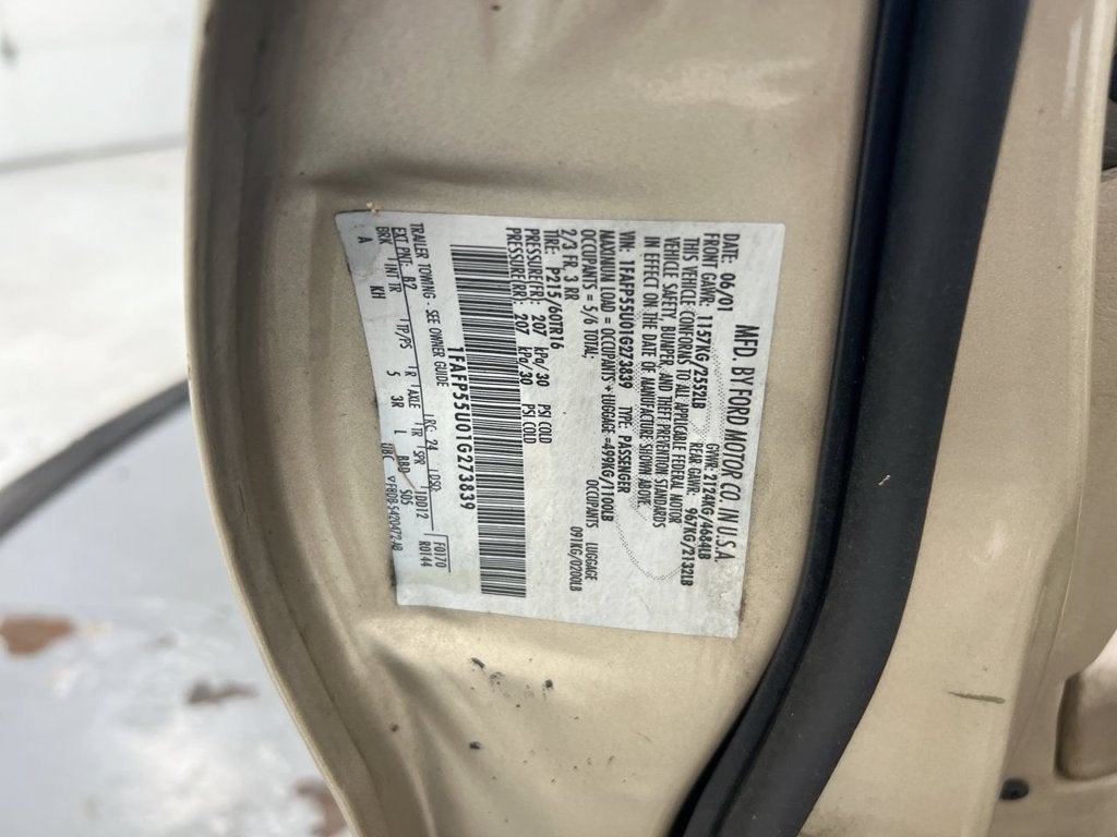 2001 Ford Taurus SES