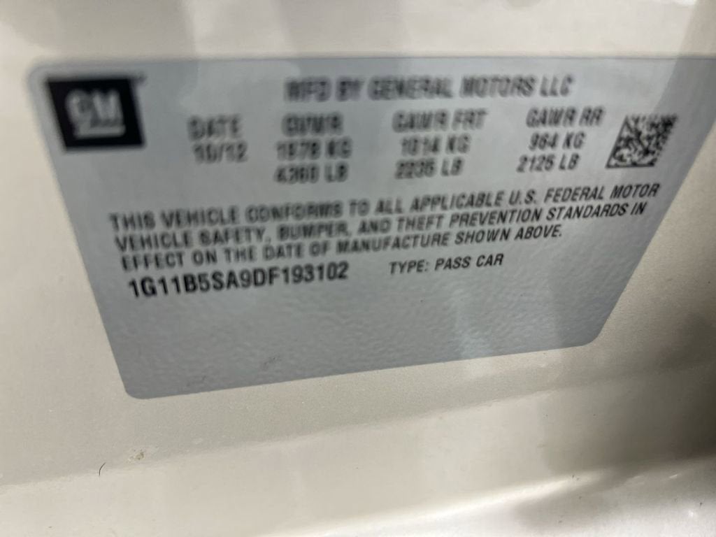 2013 Chevrolet Malibu LS