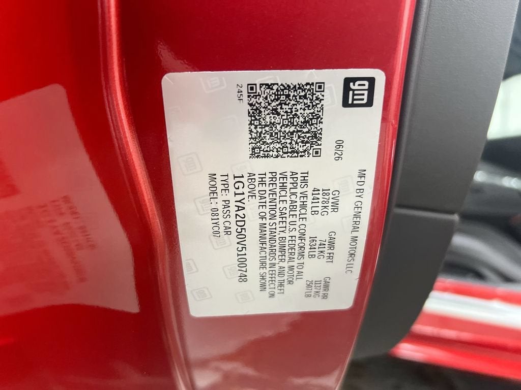 2027 Chevrolet Corvette Stingray 1LT