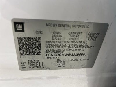 2021 Chevrolet Traverse LT Cloth
