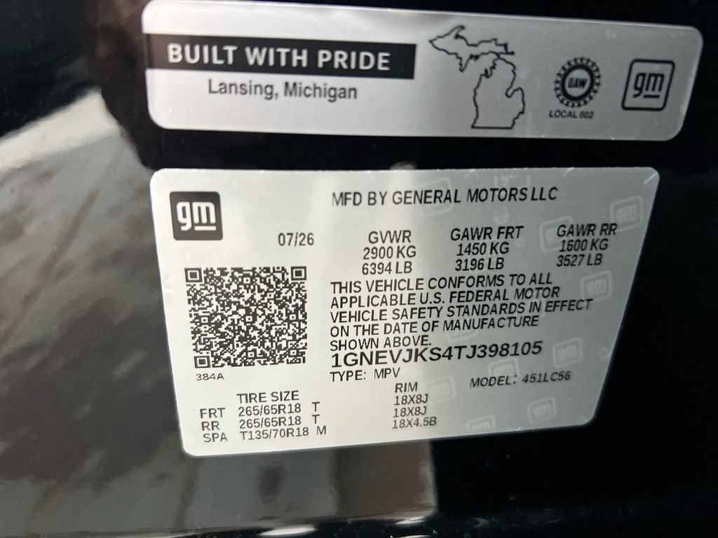 2026 Chevrolet Traverse Z71