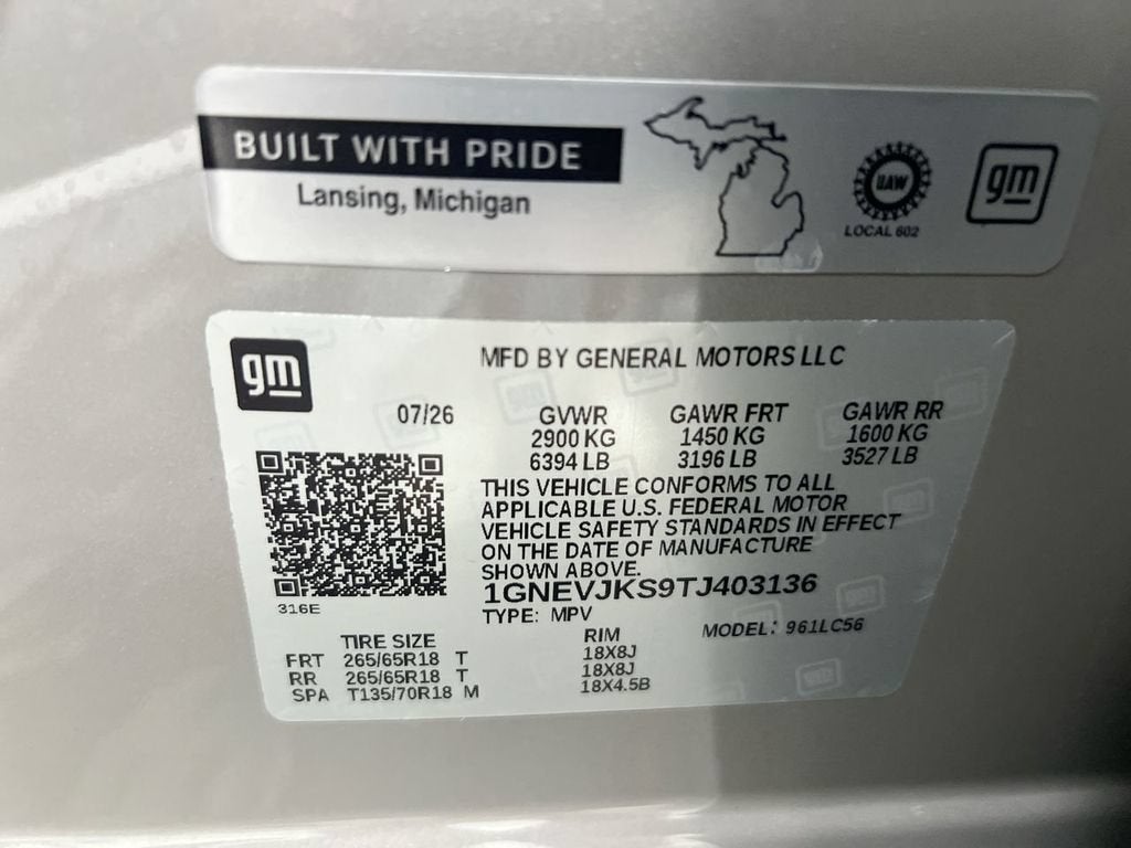 2026 Chevrolet Traverse Z71