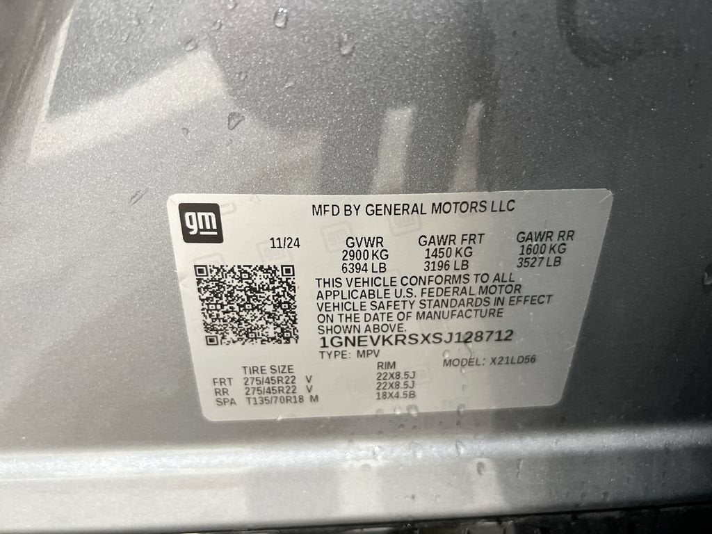2025 Chevrolet Traverse High Country