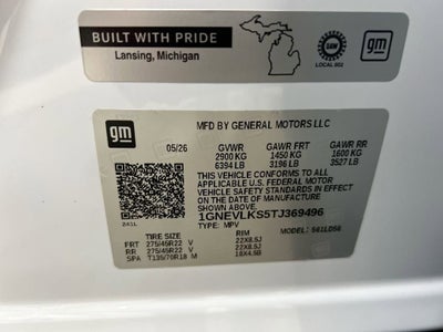 2026 Chevrolet Traverse RS
