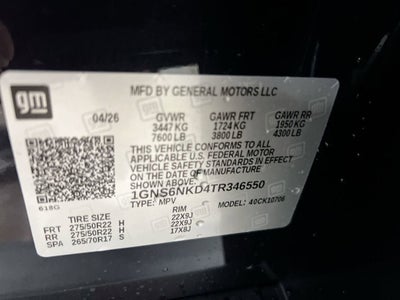 2026 Chevrolet Tahoe LT