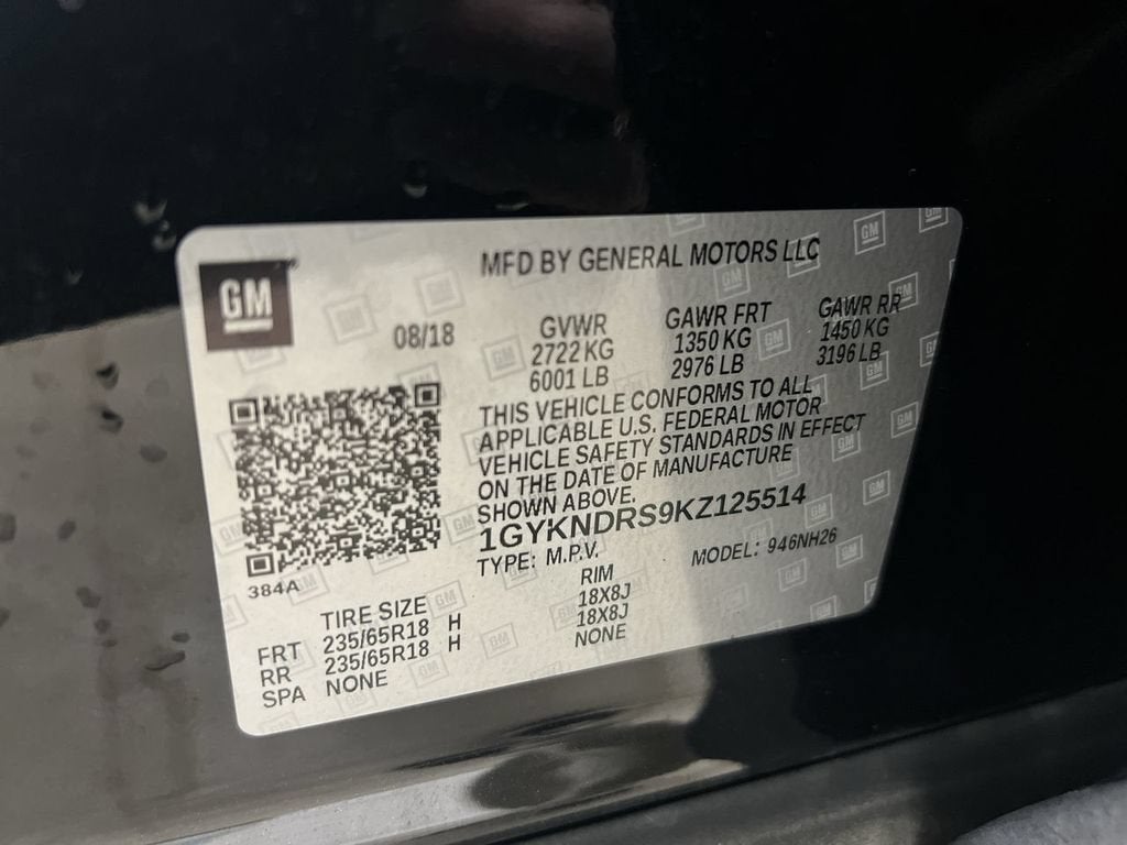 2019 Cadillac XT5 Luxury AWD