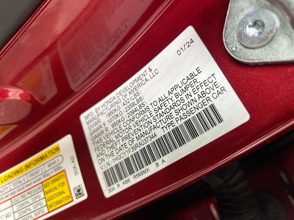 2024 Honda Accord Sedan EX