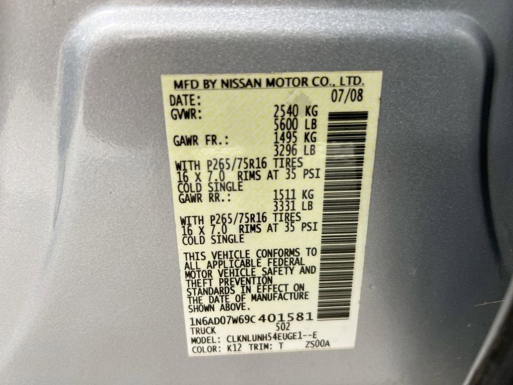 2009 Nissan Frontier PRO-4X