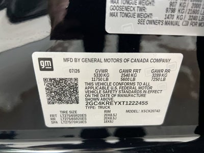 2026 Chevrolet Silverado 2500 HD High Country