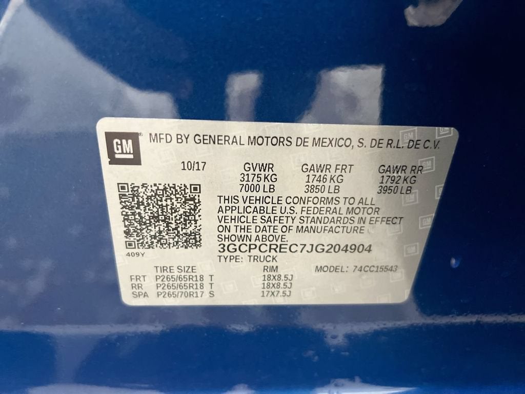2018 Chevrolet Silverado 1500 LT