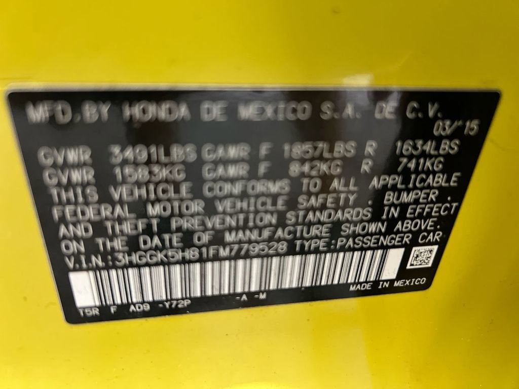 2015 Honda Fit EX-L