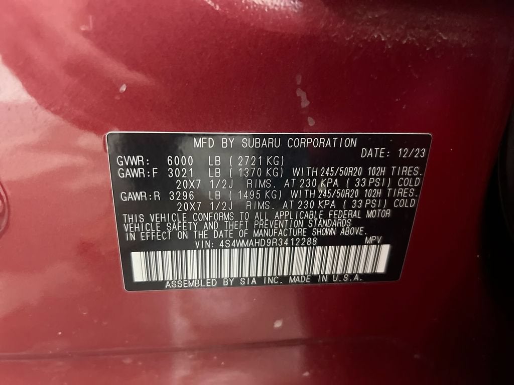 2024 Subaru Ascent Onyx Edition