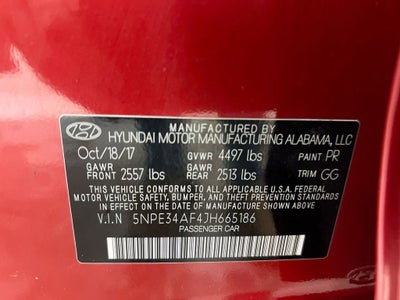 2018 Hyundai Sonata SEL