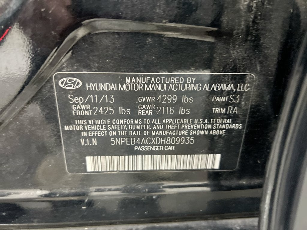 2013 Hyundai Sonata GLS