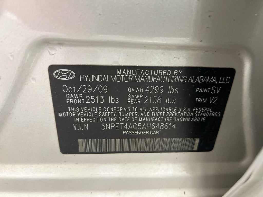 2010 Hyundai Sonata GLS