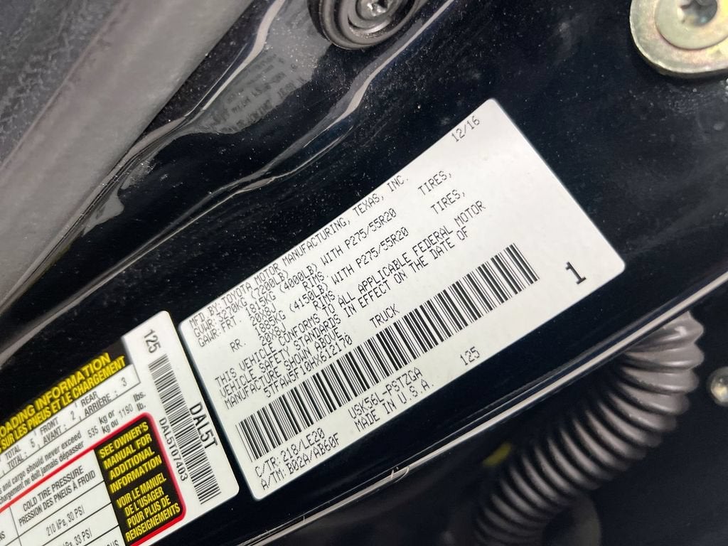 2017 Toyota Tundra 4WD Platinum