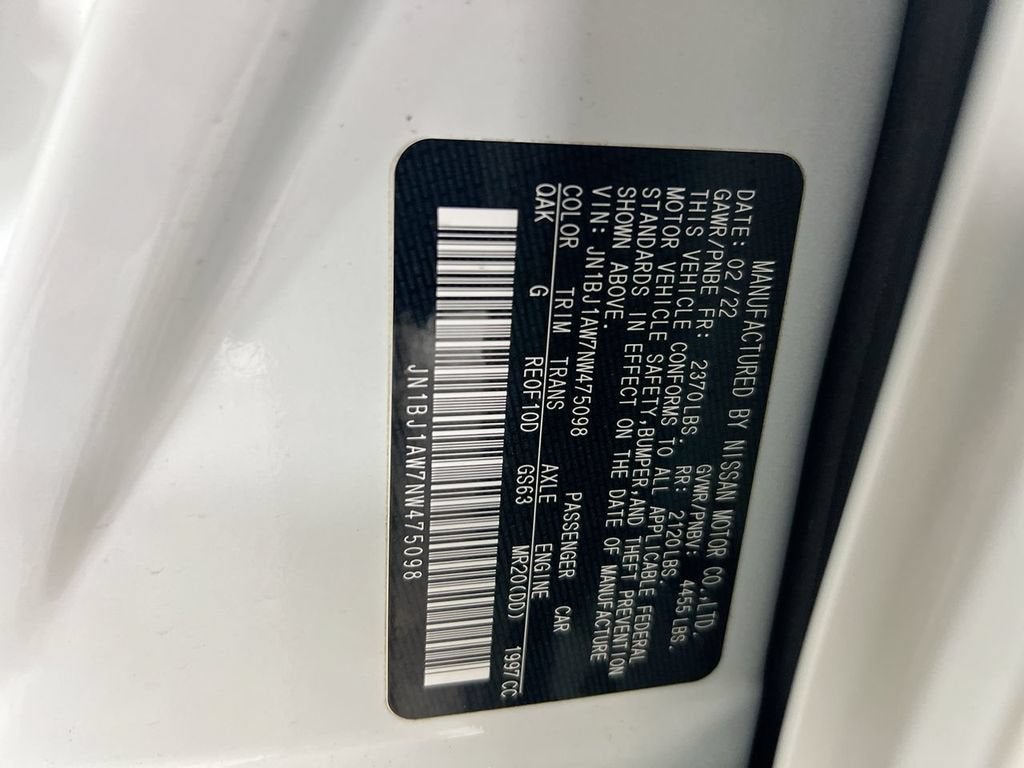 2022 Nissan Rogue Sport S