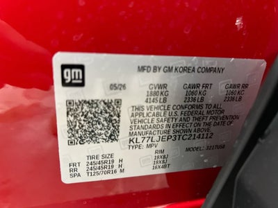 2026 Chevrolet Trax 2RS