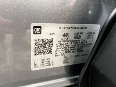 2026 Chevrolet Trax 2RS