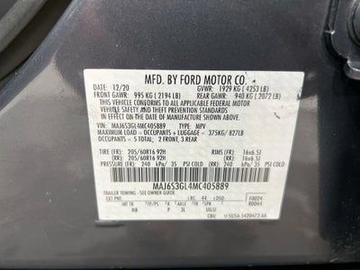 2021 Ford EcoSport SE