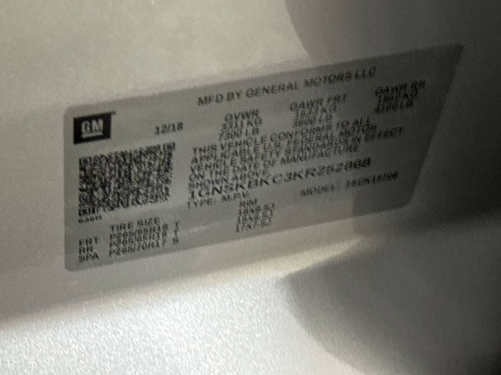 2019 Chevrolet Tahoe LT