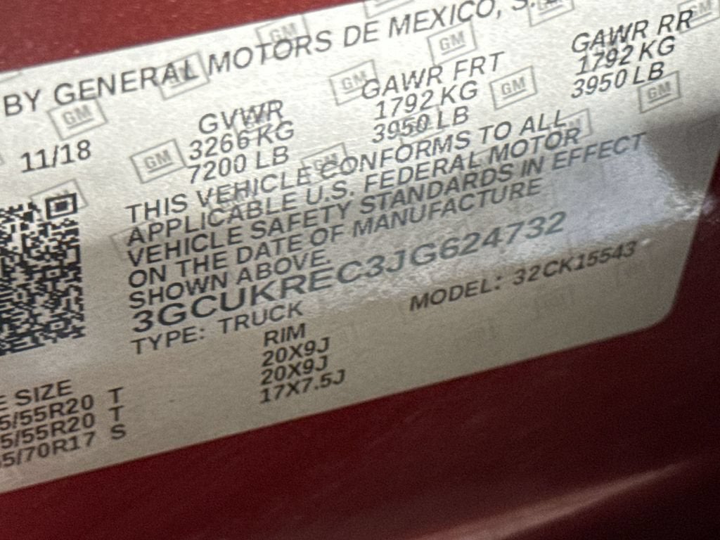 2018 Chevrolet Silverado 1500 LT