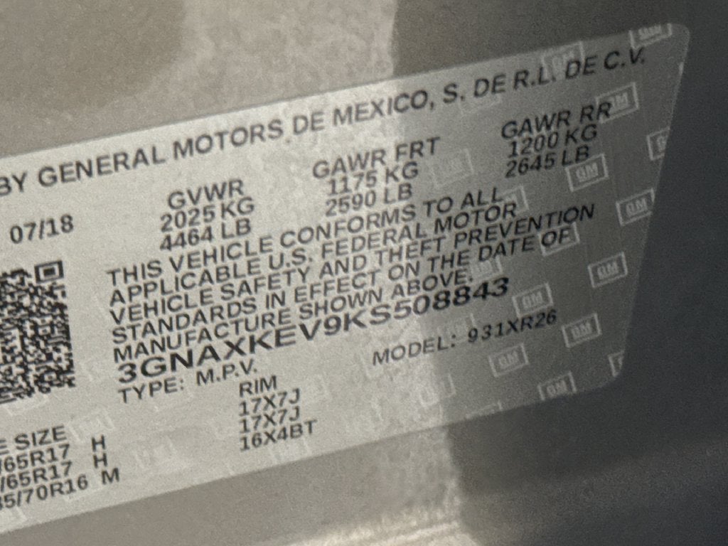 2019 Chevrolet Equinox LT