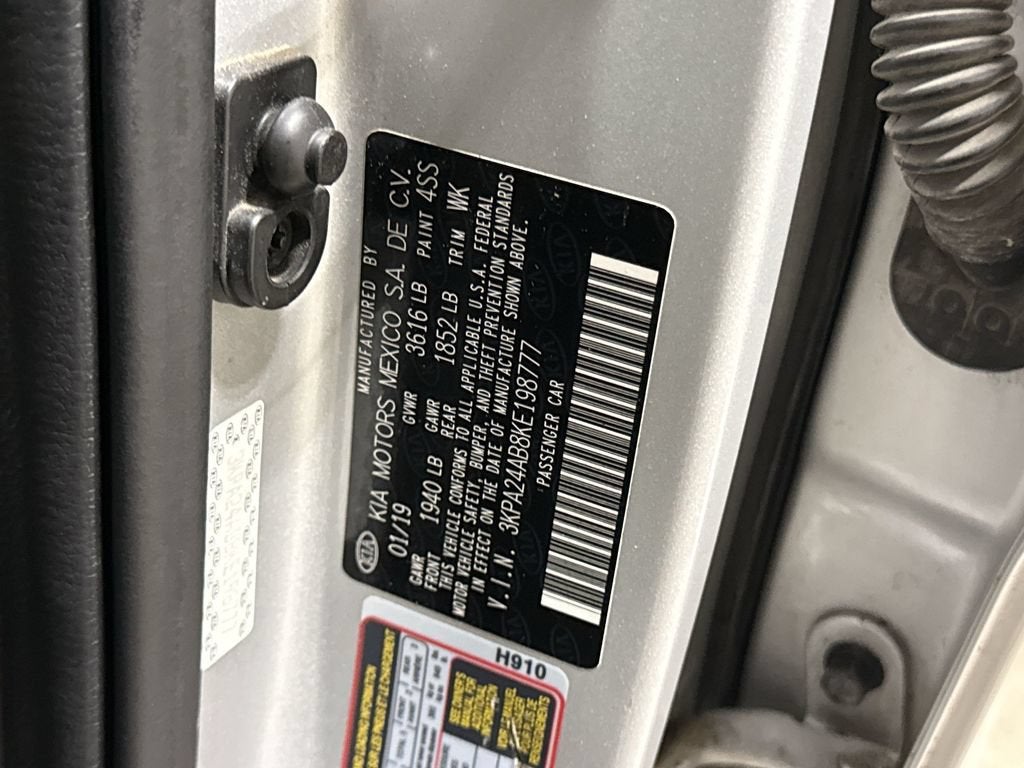 2019 Kia Rio S