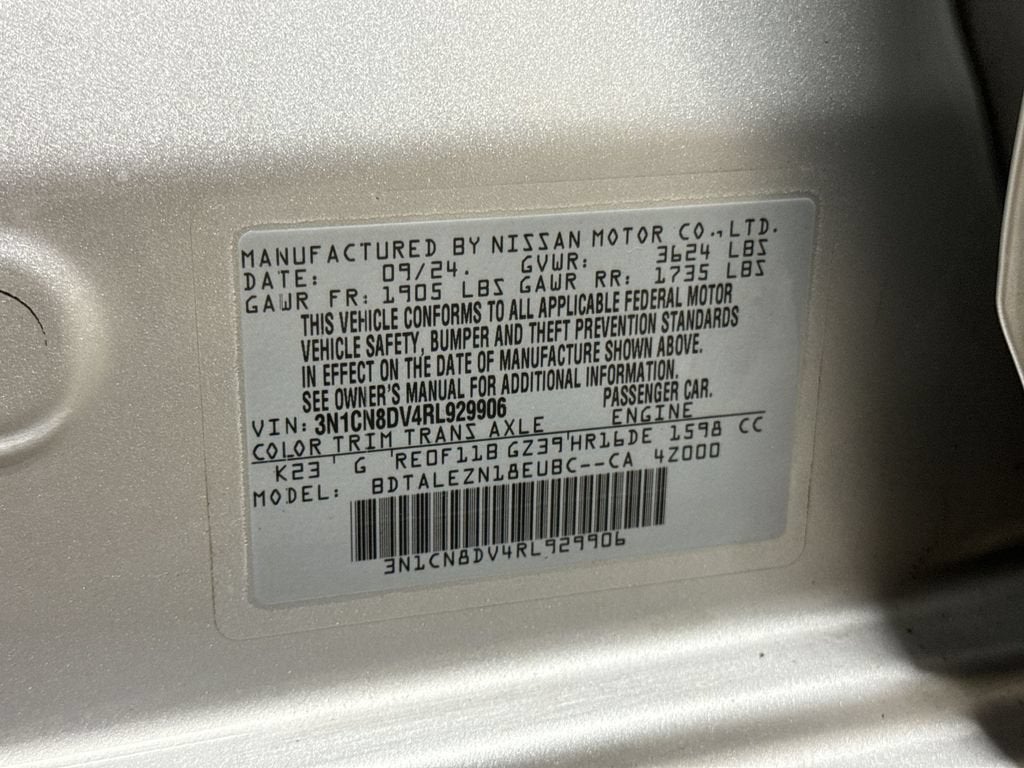 2024 Nissan Versa S